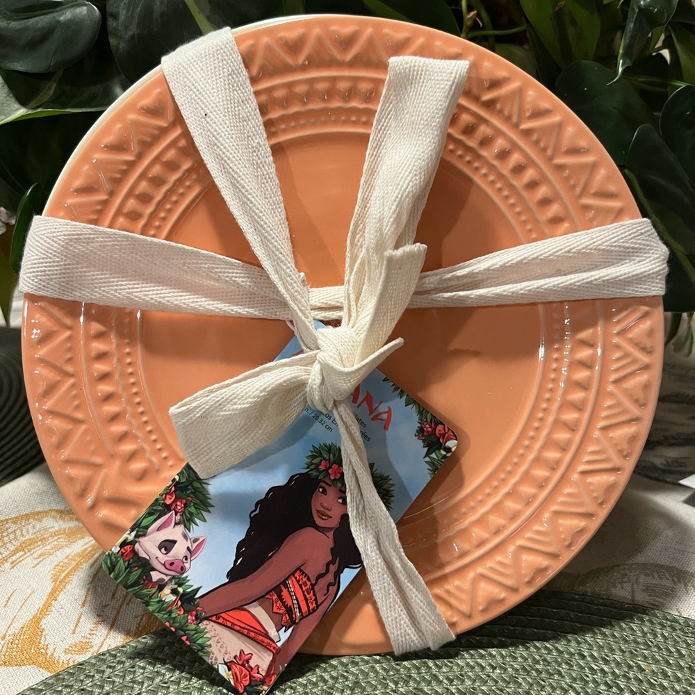 Disney-Moana Spotlight Stoneware Plates (Set of 4) (NWT)